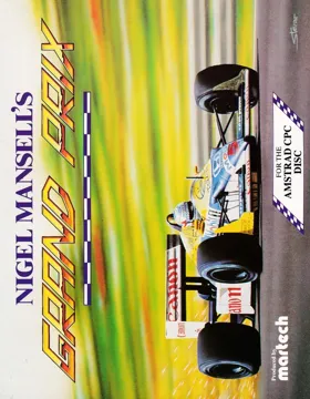 Nigel Mansell's Grand Prix (UK) (1988) box cover front